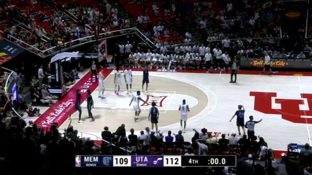 【2025年07月08日 灰熊vs爵士集锦】仅差一步之遥 杰克逊神级压哨远投踩线错失绝平机会