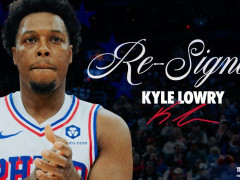 NBA最新交易 洛瑞以老将底薪一年合同重回76人