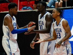 NBA夏联战报：76人1分险胜灰熊获首胜 明茨26分献关键5分逆转