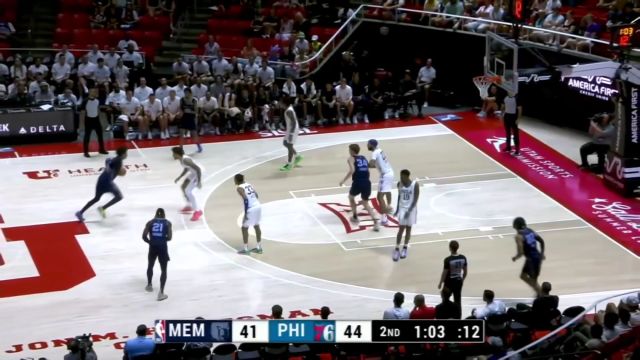 【2025年07月09日 灰熊vs76人集锦】势如破竹！明茨抢断辛顿反击上篮打成2+1