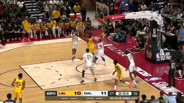 【2025年07月11日 湖人vs独行侠集锦】手感一开拦不住！弗拉格加速突破挑篮命中2+1