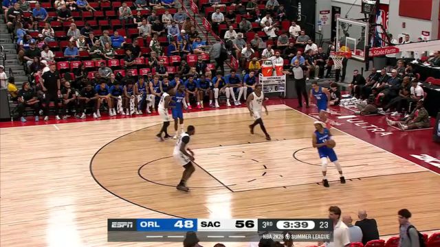 【2025年07月11日】NBA夏季联赛：魔术vs国王第3节英文原声录像回放