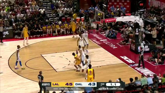 【2025年07月11日 湖人vs独行侠集锦】时间管理大师！斯图尔德骑马射箭打板命中压哨球