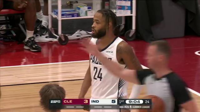 【2025年07月11日】NBA夏季联赛：骑士vs步行者第1节英文原声录像回放