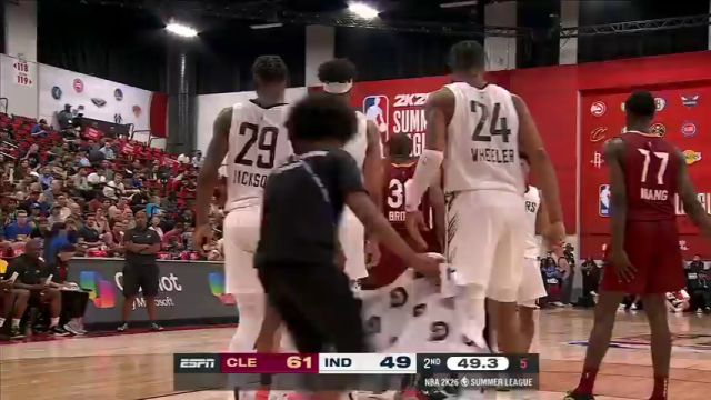 【2025年07月11日】NBA夏季联赛：骑士vs步行者第2节英文原声录像回放