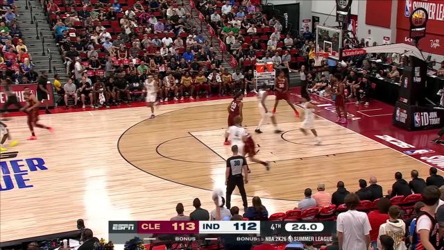 【2025年07月11日 骑士vs步行者集锦】丹尼斯关键时刻回头望月 菲利普跟进暴扣一气呵成