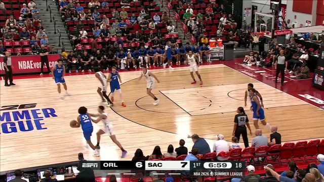 【2025年07月11日 魔术vs国王集锦】一寸长一寸强！马克西姆-雷纳德长臂抄截一条龙飞扣终结