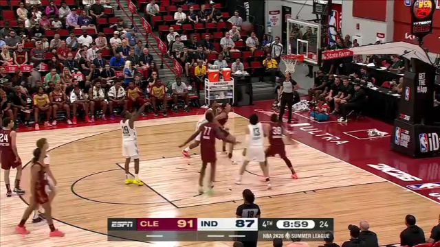 【2025年07月11日】NBA夏季联赛：骑士vs步行者第4节英文原声录像回放