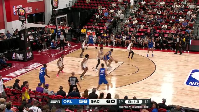 【2025年07月11日 魔术vs国王集锦】长人对决！拉比西埃正面对决雷纳德 翻身高出手中投颠进球网