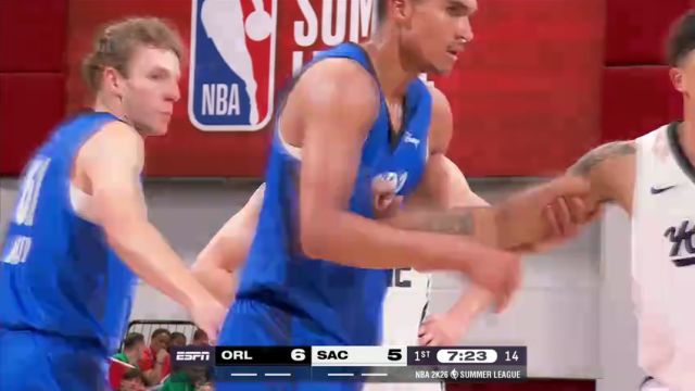 【2025年07月11日】NBA夏季联赛：魔术vs国王第1节英文原声录像回放