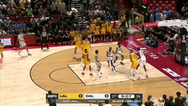 【2025年07月11日 湖人vs独行侠集锦】刮目相看！布朗尼迎射弗拉格撤步跳投+火热三分助队5-0梦幻开局