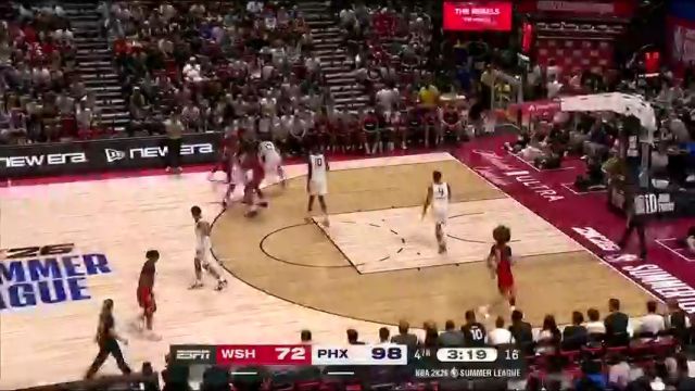 【2025年07月12日】NBA夏季联赛：奇才vs太阳第4节英文原声录像回放