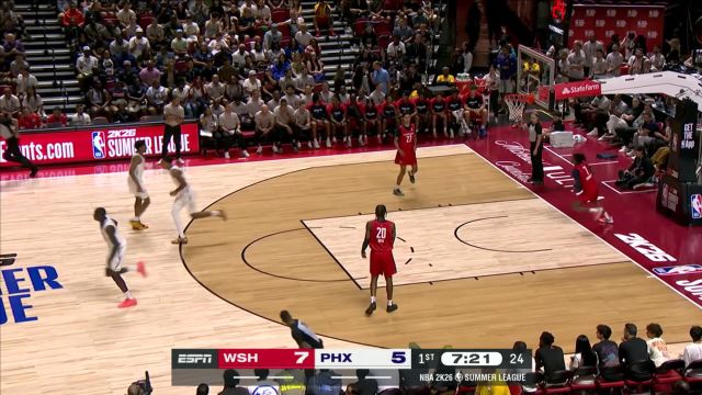 【2025年07月12日 奇才vs太阳集锦】相当柔和的手感！马鲁阿奇背身单打转身勾手稳稳命中