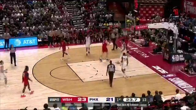 【2025年07月12日】NBA夏季联赛：奇才vs太阳英文原声全场录像回放