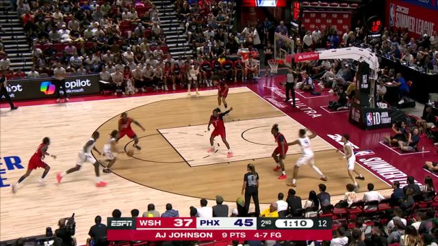 【2025年07月12日 奇才vs太阳集锦】反击速度快如闪电！沃特金斯抢断快攻上演炸裂劈扣