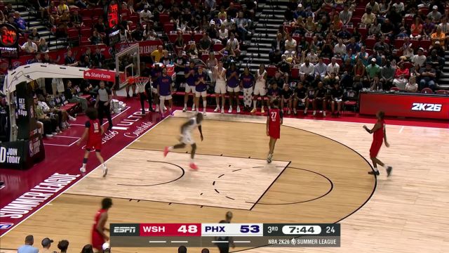 【2025年07月12日 奇才vs太阳集锦】扣篮就像喝水一样！马鲁阿奇大回环甩开防守直接双手暴扣