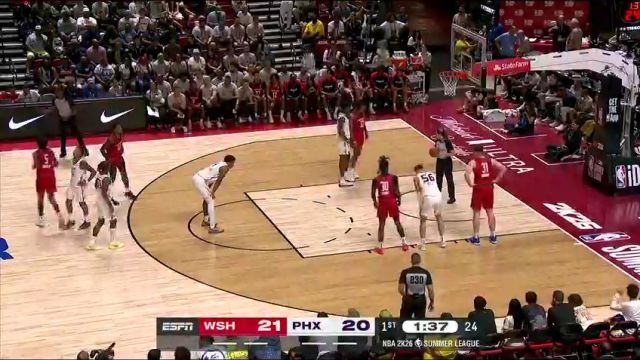 【2025年07月12日】NBA夏季联赛：奇才vs太阳第1节英文原声录像回放