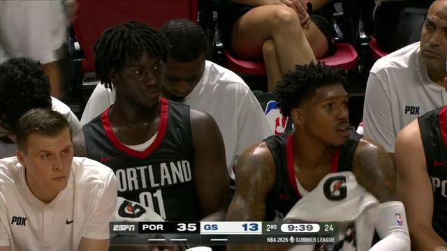 【2025年07月12日】NBA夏季联赛：开拓者vs勇士英文原声全场录像回放