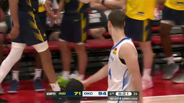 【2025年07月13日】步行者vs雷霆第4节中文解说录像回放