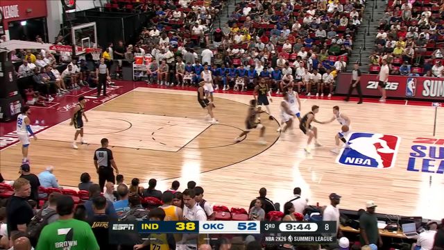 【2025年07月13日 步行者vs雷霆集锦】眼里只有篮筐 莱昂斯强势对抗硬取2+1