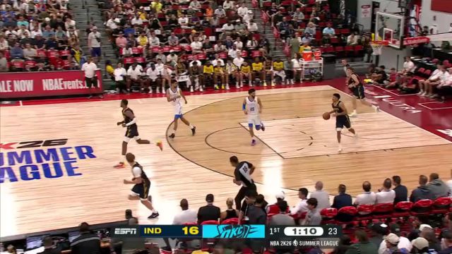 【2025年07月13日】步行者vs雷霆第1节英文原声录像回放