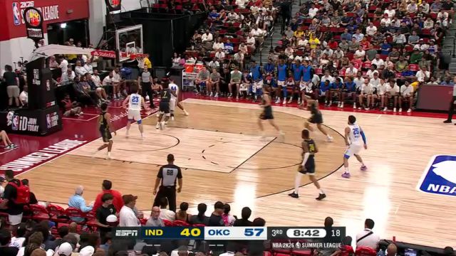 【2025年07月13日】步行者vs雷霆第3节英文原声录像回放