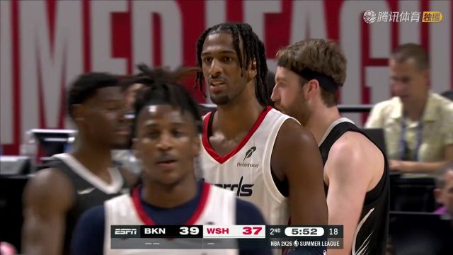 【2025年07月14日】2025/26赛季NBA夏季联赛：篮网 VS 奇才 全场录像回放