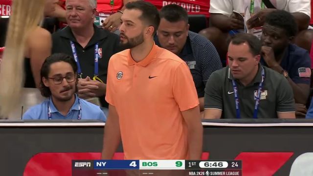 【2025年07月14日】 NBA夏季联赛：尼克斯vs凯尔特人第1节英文原声录像回放