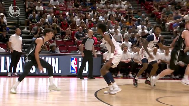 【2025年07月14日 篮网vs奇才集锦】进攻万花筒！萨拉夫迷踪诡步戏耍防守急停中投稳稳命中