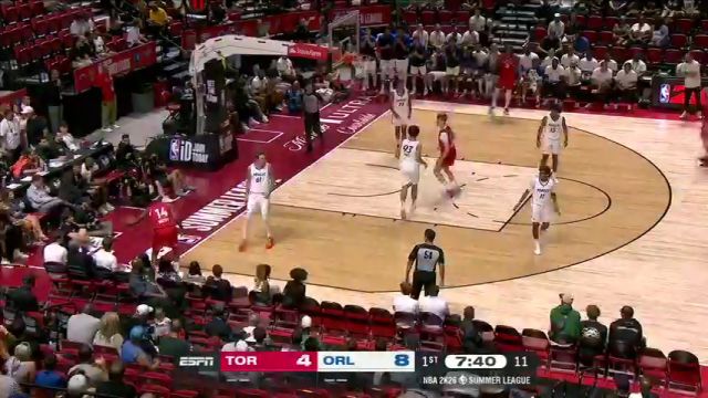 【2025年07月14日】NBA夏季联赛：猛龙vs魔术第1节中文解说录像回放