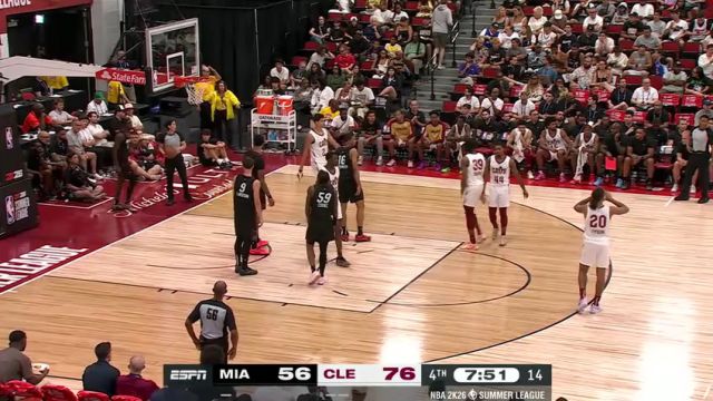 【2025年07月14日】NBA夏季联赛：热火vs骑士第4节中文解说录像回放