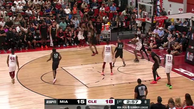 【2025年07月14日】NBA夏季联赛：热火vs骑士第1节中文解说录像回放