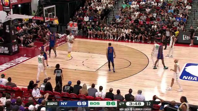 【2025年07月14日】 NBA夏季联赛：尼克斯vs凯尔特人第4节英文原声录像回放