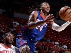 NBA回放全场录像高清：夏季联赛活塞VS火箭（7月14日）谢泼德表现低迷