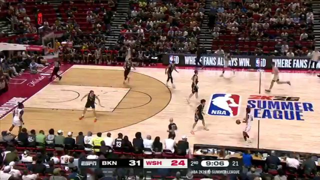 【2025年07月14日】NBA夏季联赛：篮网vs奇才第2节中文解说录像回放