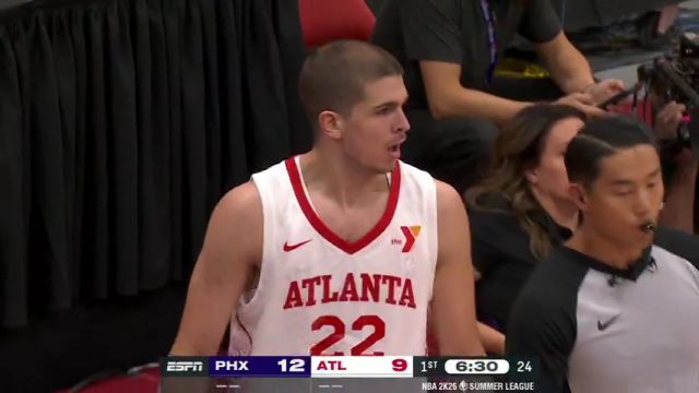 【2025年07月14日】NBA夏季联赛：太阳vs老鹰第1节英文原声录像回放