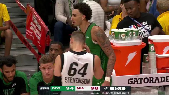 【2025年07月15日】NBA夏季联赛：凯尔特人vs热火第4节中文解说录像回放