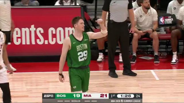 【2025年07月15日】NBA夏季联赛：凯尔特人vs热火第1节中文解说录像回放