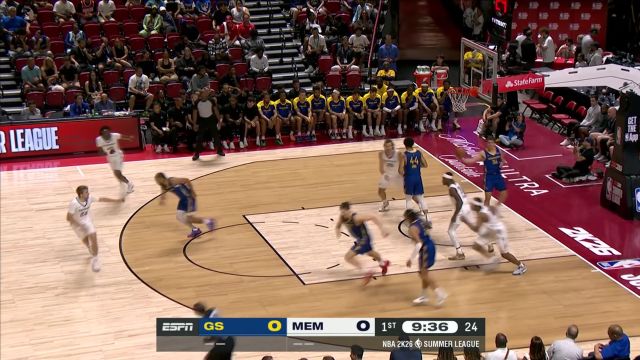 【2025年07月16日 勇士vs灰熊集锦】率先发威！灰熊队内外线火力全开打出一波13-5奠定领先