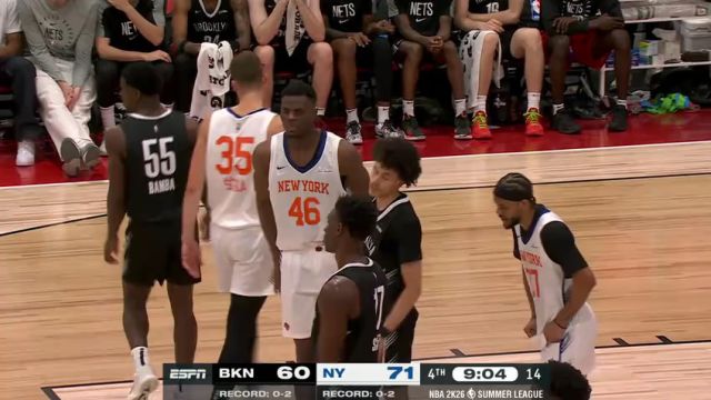 【2025年07月16日】NBA夏季联赛：篮网vs尼克斯第4节中文解说录像回放