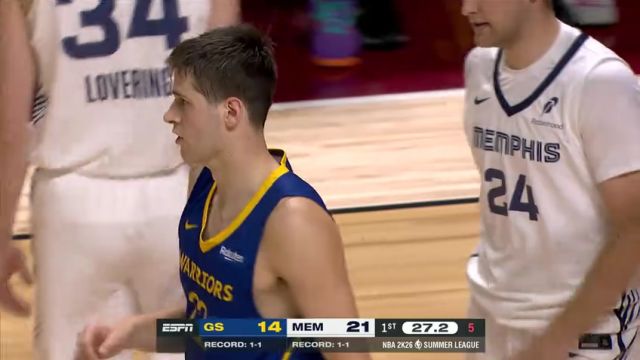 【2025年07月16日】勇士vs灰熊第1节英文原声录像回放