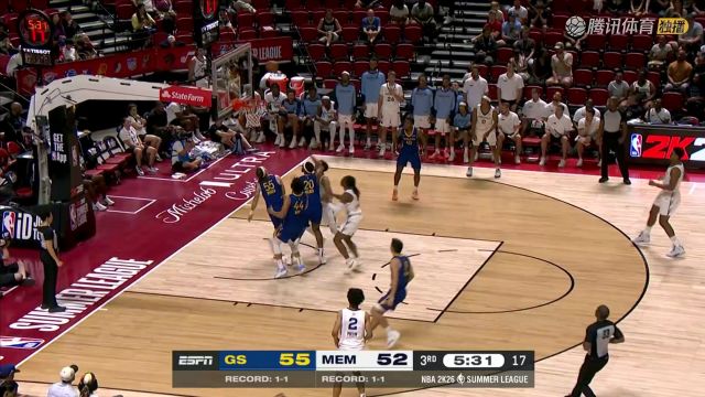 【2025年07月16日】2025/26赛季NBA夏季联赛：勇士 VS 灰熊 全场录像回放