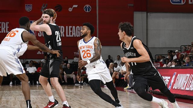 【2025年07月16日 篮网vs尼克斯集锦】篮网93-97尼克斯 蒂米24+10难阻科勒克博尚各自25分