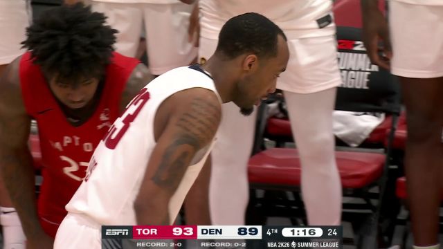 【2025年07月16日 猛龙vs掘金集锦】还不到该放弃的时候！掘金连续命中4记外线三分分差仅剩2分