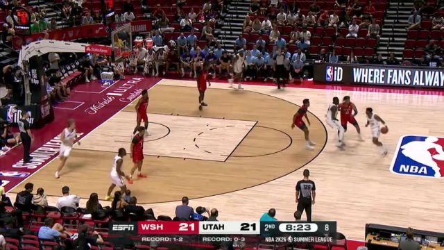 【2025年07月17日】NBA夏季联赛：奇才vs爵士第2节英文原声录像回放