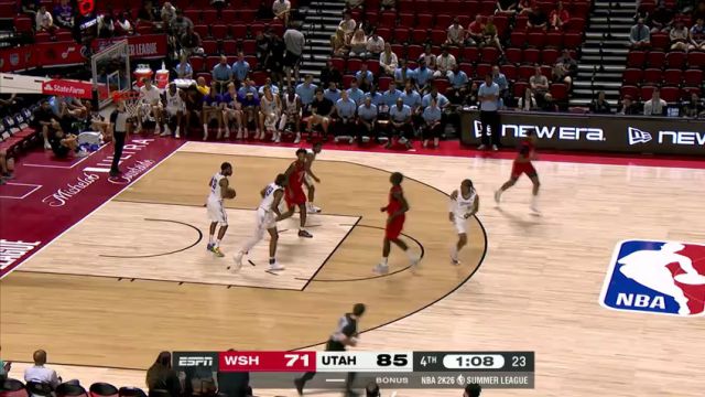 【2025年07月17日】NBA夏季联赛：奇才vs爵士第4节中文解说录像回放