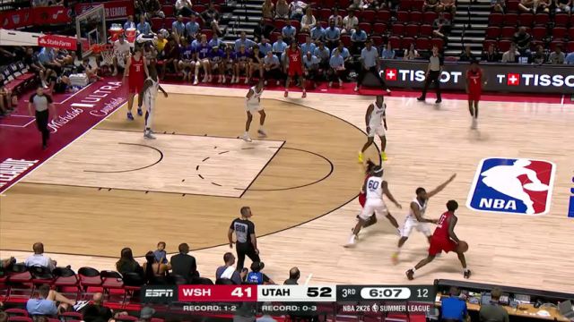 【2025年07月17日】NBA夏季联赛：奇才vs爵士第3节英文原声录像回放