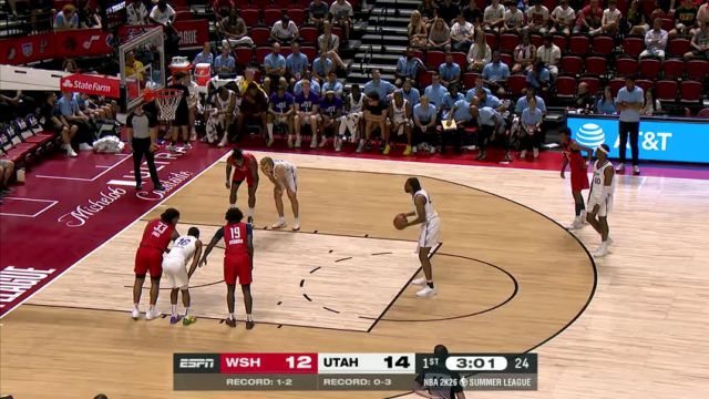 【2025年07月17日】NBA夏季联赛：奇才vs爵士第1节中文解说录像回放