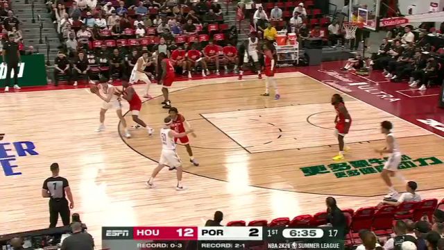 【2025年07月18日 火箭vs开拓者集锦】杨瀚森击地送出妙传 西索科长驱直入送出双手暴扣