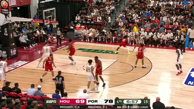 【2025年07月18日 火箭vs开拓者集锦】打通任督二脉！布克奈特手感炸裂撤步三分威慑全场